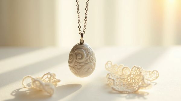 Des créations artisanales de bijoux en porcelaine de limoges